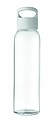 RIPUANA Sklenená fľaša s plastovým uzáverom, 470 ml, biela