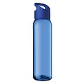RIPUANA Sklenená fľaša s plastovým uzáverom, 470 ml, modrá