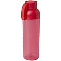 RPET fľaša na vodu 600ml, červená