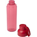 RPET fľaša na vodu 600ml, červená