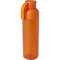 RPET fľaša na vodu 600ml, oranžová