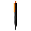SAMANO Čierne pero X3 Smooth touch, modrá náplň, oranžová