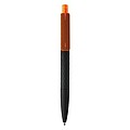 SAMANO Čierne pero X3 Smooth touch, modrá náplň, oranžová