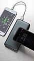 SAPRIA PD rýchlo nabíjateľná bezdrôtová powerbanka 10 000 mAh 10 W, še