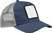 SEFIDA Päťpanelová trucker šiltovka s nášivkou, námornícka modrá/čierna