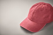 Šesťpanelová baseballová šiltovka 265g, červená