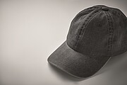 Šesťpanelová baseballová šiltovka 265g, čierna