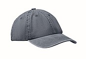 Šesťpanelová baseballová šiltovka 265g, modrá
