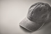 Šesťpanelová baseballová šiltovka 265g, sivá