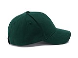 Šesťpanelová čiapka so zapínaním na suchý zips, tmavozelená