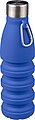 Silikónová skladacia fľaša 550 ml, kobaltovo modrá
