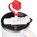 Silikónový kryt na slamku, červený