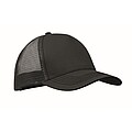 Šiltovka trucker s 5 panelmi, čierna