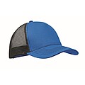 Šiltovka trucker s 5 panelmi, kráľovská modrá