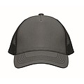 Šiltovka trucker s 5 panelmi, tmavosivá