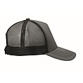 Šiltovka trucker s 5 panelmi, tmavosivá