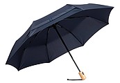 Skladací dáždnik, automatický, odolný proti vetru, pr. 97 cm, námornícka modrá