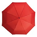 Skladací dáždnik, automatický, vetruodolný, pr. 97 cm, červený