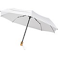 Skladací dáždnik s automatickým otváraním, priemer 98 cm, biela