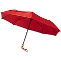 Skladací dáždnik s automatickým otváraním, priemer 98 cm, červená