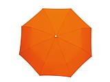 Skladací dáždnik s karabínou oranžová