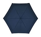 Skladací dáždnik v púzdre, námornícka modrá. Priemer 85 cm.
