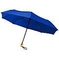 Skladací dáždnik z RPET, priemer 97 cm, automatický O/C systém, kráľovská modrá