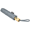 Skladací dáždnik z RPET, priemer 97 cm, automatický O/C systém, sivý