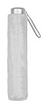 Skladací manuálny dáždnik, priemer 96 cm, biely