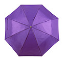 Skladací manuálny dáždnik, priemer 96 cm, fialový