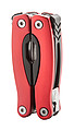 Skladací multitool, 12 funkcií, červená