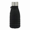 Skladacia fľaša na pitie 550 ml, čierna