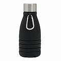 Skladacia fľaša na pitie 550 ml, čierna