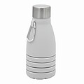 Skladacia fľaša na pitie 550 ml, sivá