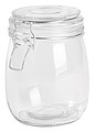 Sklenená dóza na potraviny so skleneným viečkom, 750ml