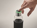 Sklenená fľaša 500ml, s pripomienkou na pitie
