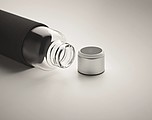 Sklenená fľaša 500ml, s pripomienkou na pitie