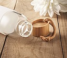 Sklenená fľaša 500ml so silikónovým obalom, biela