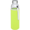 Sklenená fľaša na pitie, 500ml, s neoprénovým obalom, limetková