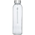 Sklenená fľaša na pitie, 500ml, s neoprénovým obalom, modrá