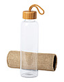 Sklenená fľaša na pitie, 500ml s rukávom