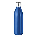 Sklenená fľaša na pitie, 650ml, modrá