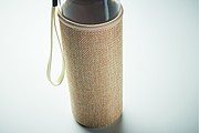 Sklenená fľaša na pitie s obalom z juty a neoprénu, 500ml