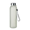 Sklenená fľaša na pitie s povrchom na sublimáciu, 500 ml, kovové viečko