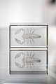 Sklenené závažie vhodné pre 3D laser, 4x4x6cm