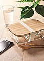 Sklenený lunchbox s bambusovým viečkom, 800ml