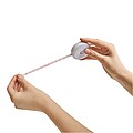 SLOPPER Automatický zvitovací meter, dĺžka 1,5 m, biela