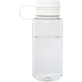 Športová fľaša 900 ml s multifunkčným viečkom, biela