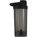 Športová fľaša s mixovacou guľôčkou 700 ml, čierna