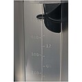 Športová fľaša s mixovacou guľôčkou 700 ml, čierna